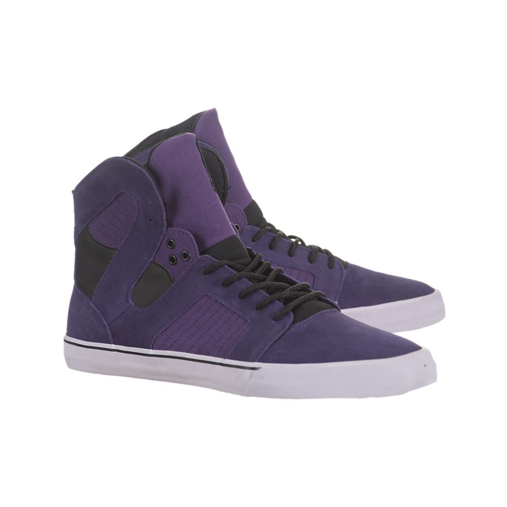 Chaussures de Skate Supra Pilot Violette Purple Homme | CSQ-76276019